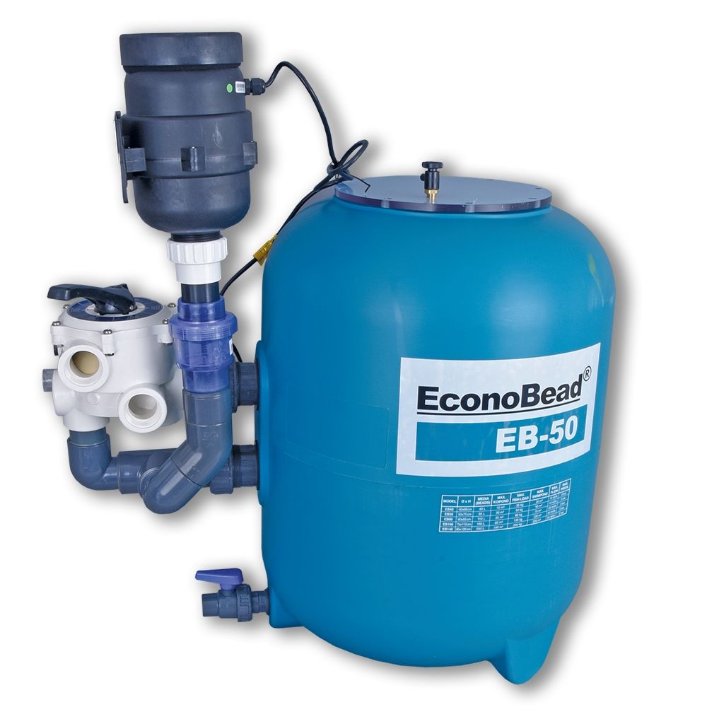 AquaForte Filterset EconoBead 50 + Vorfilter + Pumpe + UVC