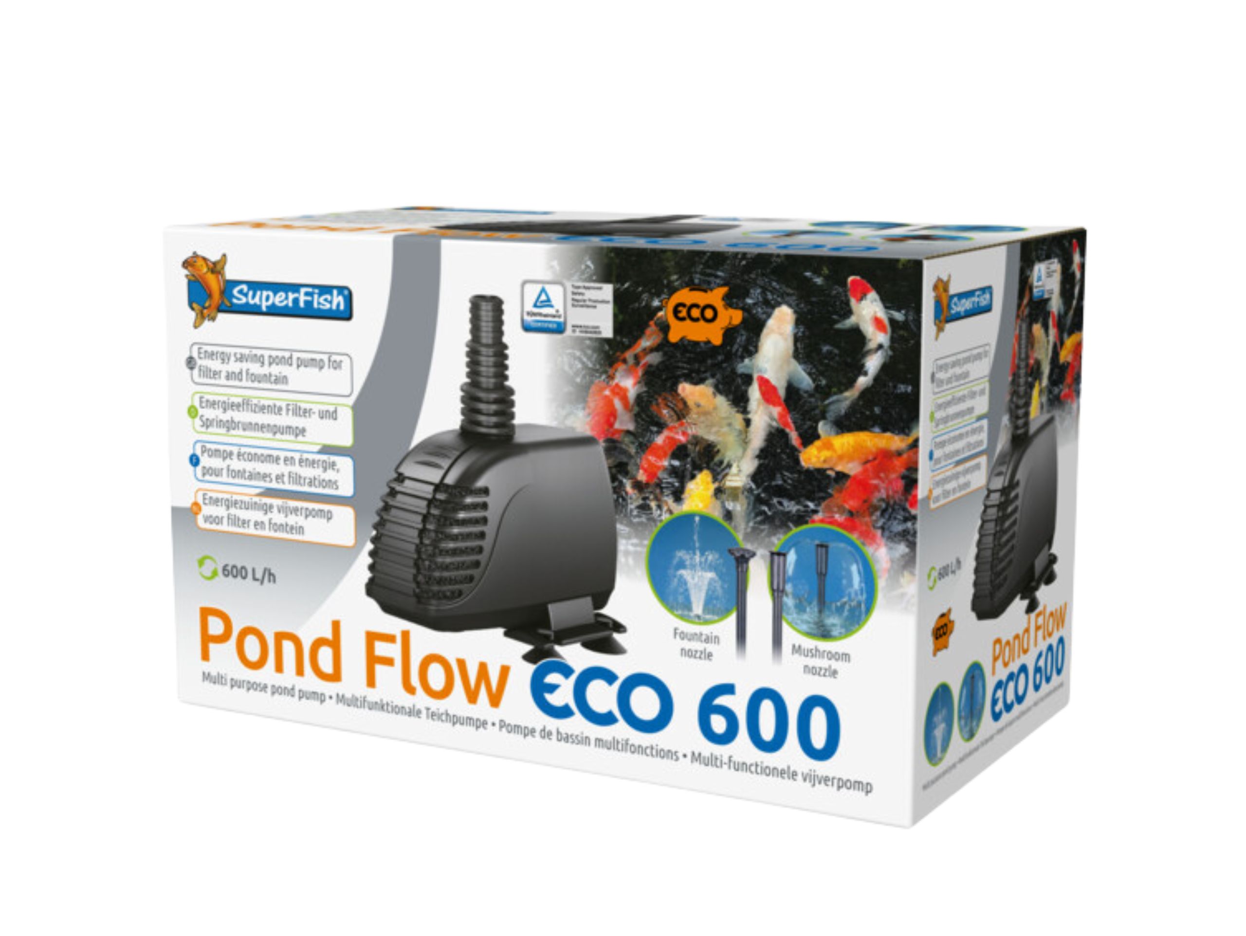 SuperFish Pond Flow Eco 600 - 5000