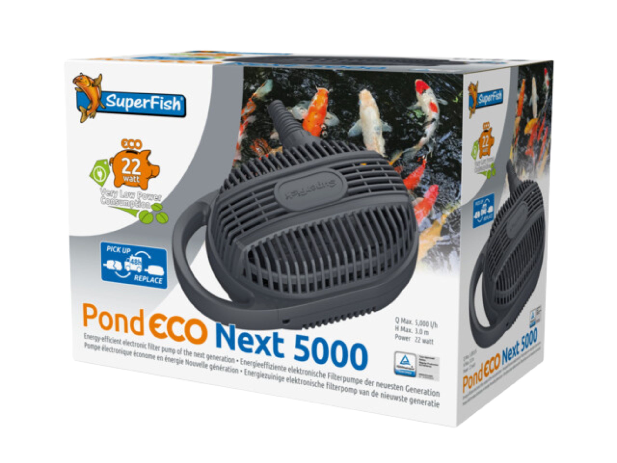 SuperFish Pond Eco Next 3500 - 26000