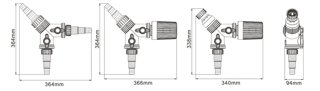 Auga 3-Wege Verteiler MD-3