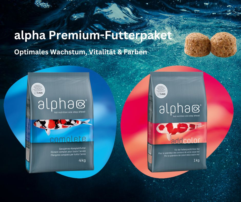 alpha Koifutter Premiumfutter-Paket 5kg