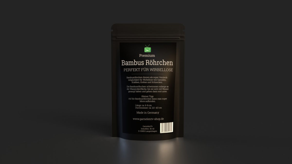 Premium Bambusröhrchen für Garnelen, Schnecken, Krebse uvm.